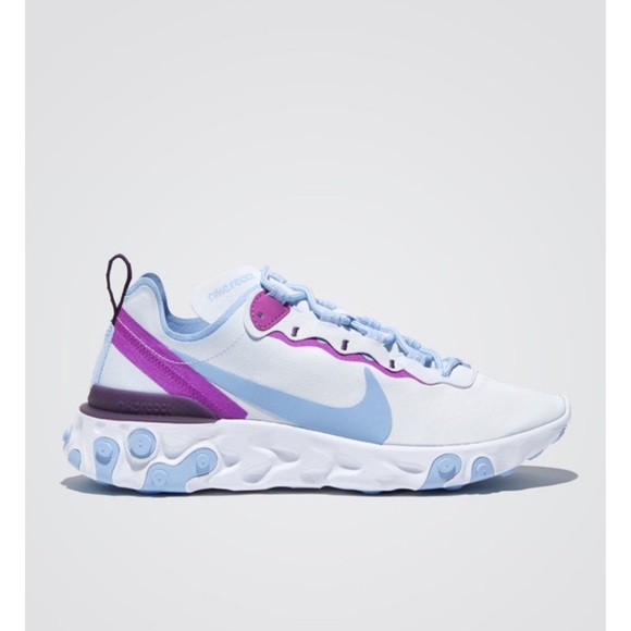 Nike React Element 55 Psychic Blue - Picture 2 of 8